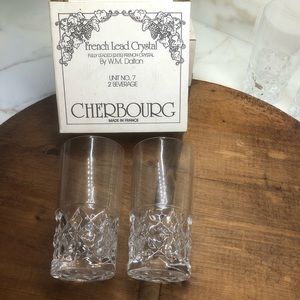 W M Dalton Cherbourg French Lead Crystal